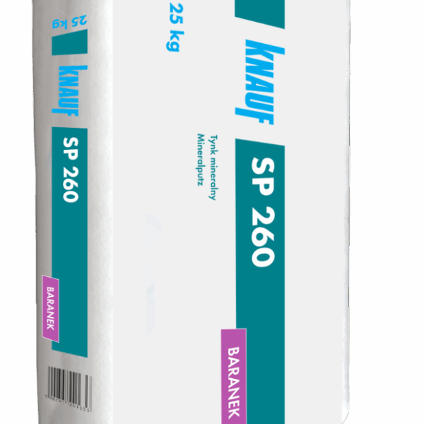 KNAUF TYNK MINERALNY  SP 260 BARANEK