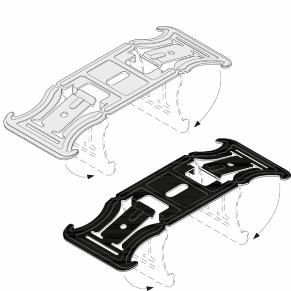 ŁĄCZNIK KRZYŻOWY ZATRZASKOWY CD C3/C5